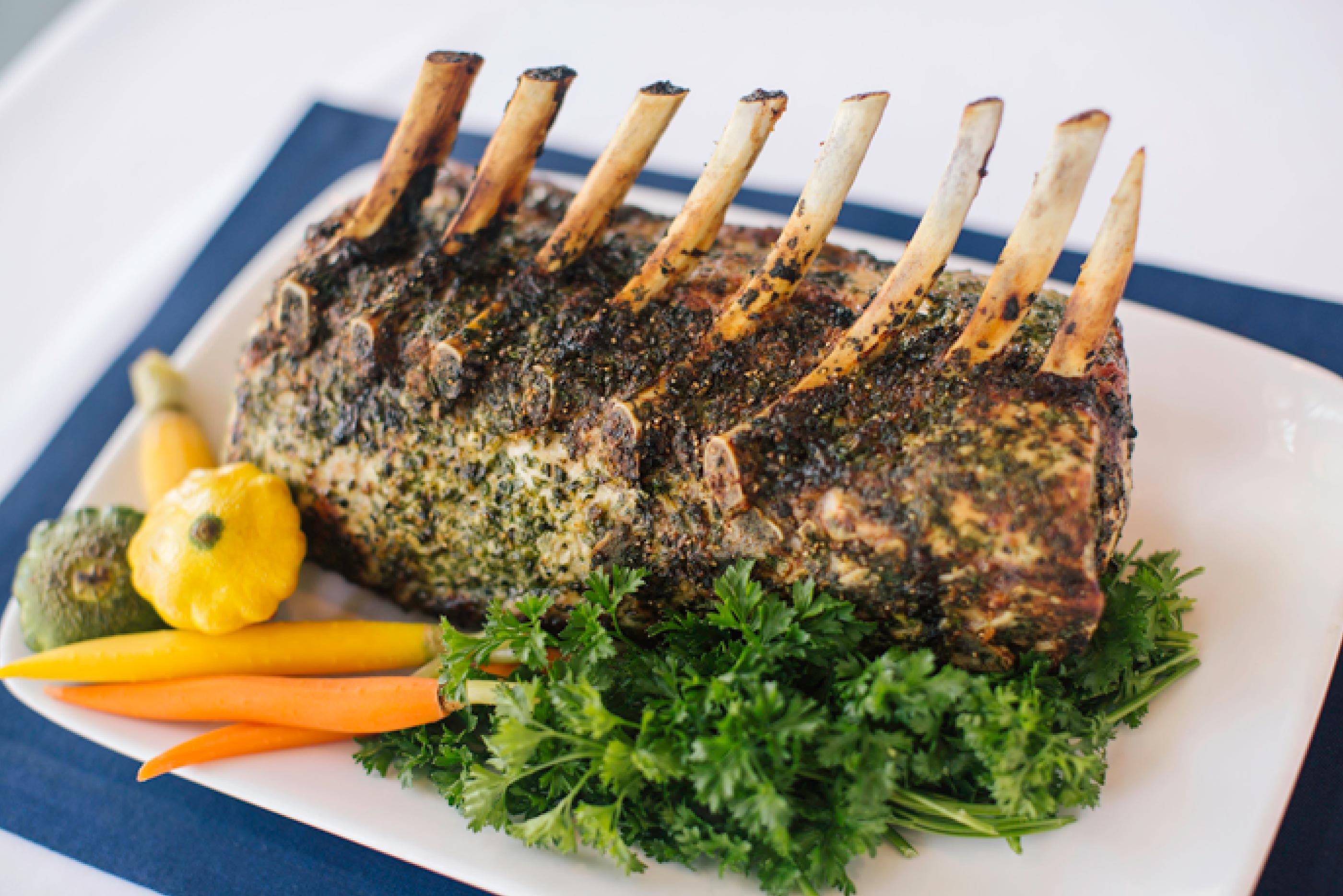 Bertazzoni roasted rack of pork - Bertazzoni
